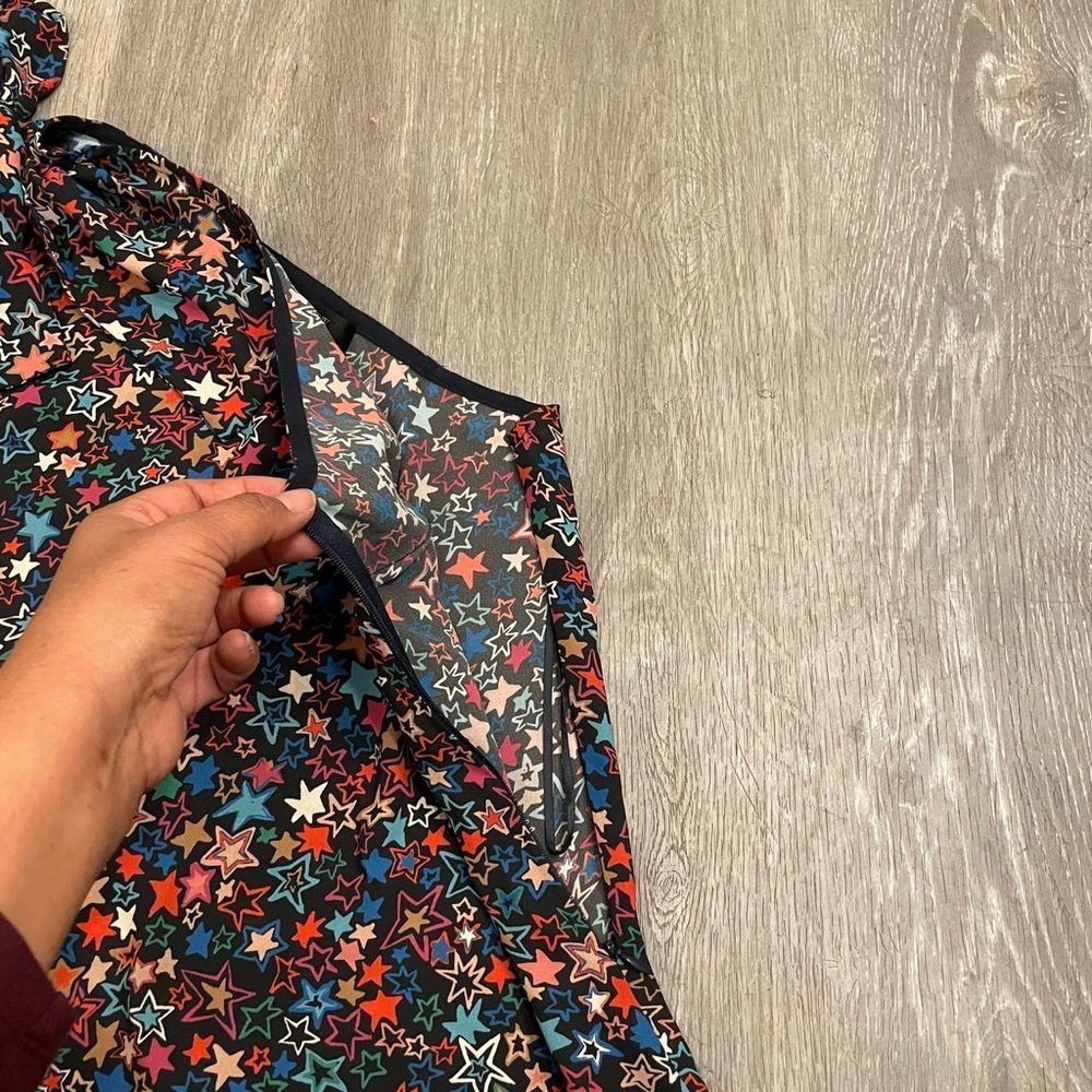 J.Crew One-Shoulder Star Print Blouse – Size 0P - Picture 3 of 7